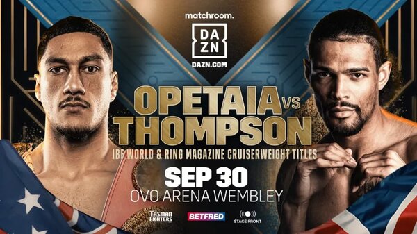 Watch Opetaia vs Thompson 9/30/23