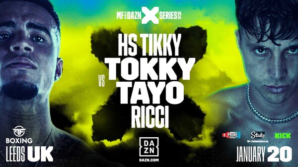 Watch Dazn X-Series 12 Tikky Tokky vs Tayo Ricci 1/20/24