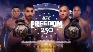 Watch UFC Freedom 250 Topuria vs Gaethje 6/14/26
