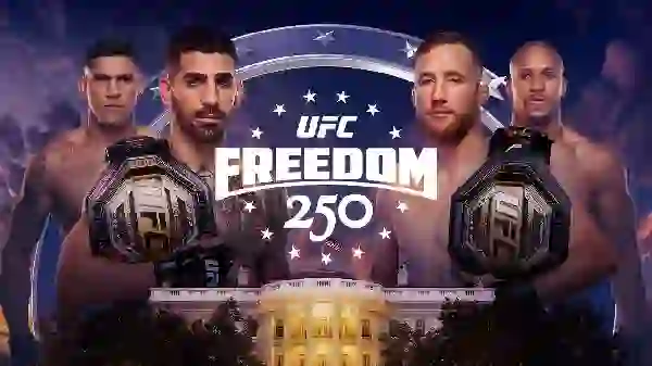 Watch UFC Freedom 250 Topuria vs Gaethje 6/14/26